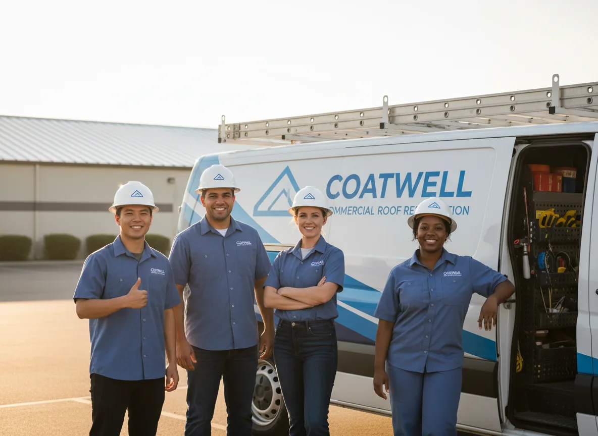 Commercial roof coating company in Vendor, AR